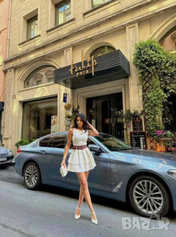 рокля с колан louis vuitton, снимка 3 - Рокли - 50767169