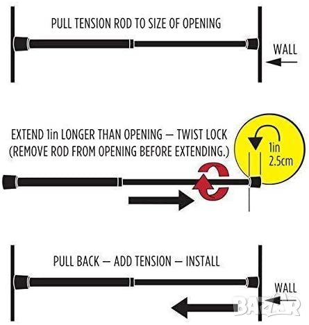 Корниза за душ, снимка 7 - Други стоки за дома - 39962558