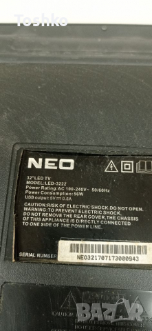 Говорители за ТВ NEO LED-3222, снимка 3 - Части и Платки - 36510092
