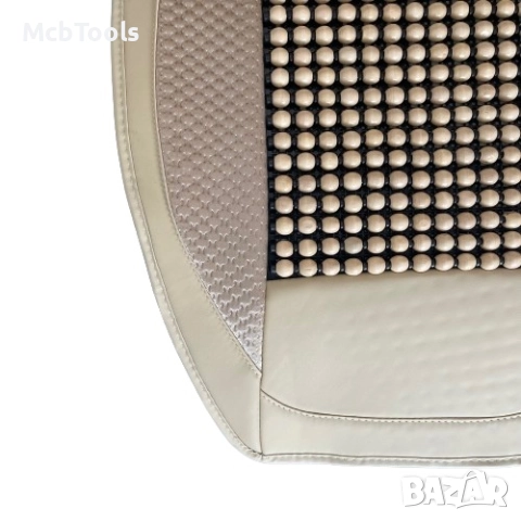 Универсален масажор за Камион / Автомобил от бамбукови топчета и кожа, снимка 4 - Аксесоари и консумативи - 52059397