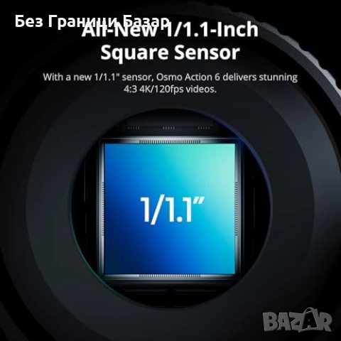 Нова Action камера 4K DJI Osmo Action 6, водоустойчива, 50GB, 4ч батерия, снимка 3 - Камери - 52630360
