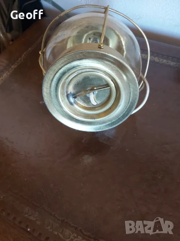 Brass Cabin style hanging/table lamp., снимка 3 - Лампи за таван - 51065048