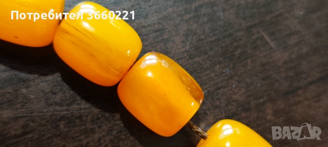 кехлибарена броеница, снимка 3 - Колиета, медальони, синджири - 51858464