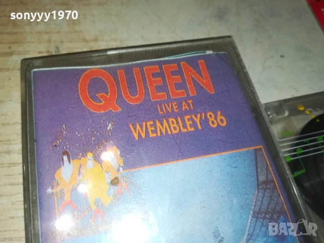 QUEEN LIVE AT WEMBLEY-TAPE 1708251901, снимка 5 - Аудио касети - 51395176