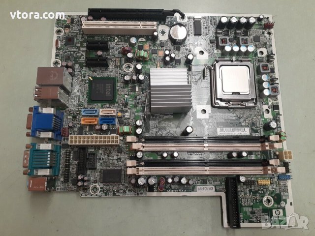 Дъно и процесор HP DC5800 461536-001 450667-001 LGA775 Q33 за части + Intel Core2Duo E6550 2.33GHz