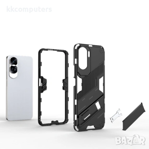 Honor 90 Lite 5G Punk Armor Удароустойчив Калъф и Протектор, снимка 4 - Калъфи, кейсове - 53139980