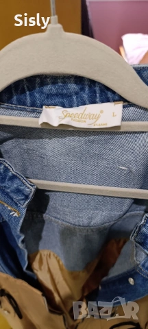 Уникално дънкови яке, снимка 6 - Якета - 53269541