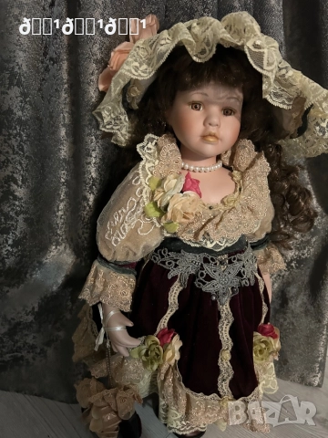 Старинна порцеланова кукла , снимка 4 - Колекции - 52851613