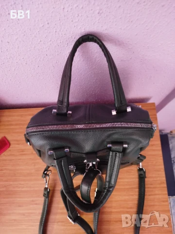 Дамска кожена раница , снимка 3 - Раници - 51008648