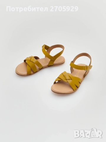 Нови Reserved сандали от естествена кожа, номер 37/38