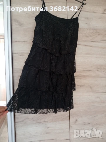 продавам дамска черна рокля на волани , снимка 7 - Рокли - 51217836