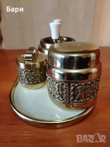 Рядък комплект за пушене Putti от Erhard & Sons от Германия, снимка 6 - Антикварни и старинни предмети - 47963995