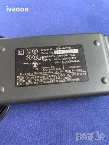 зарядно за камера Panasonic VW-AS2 , снимка 3 - Батерии, зарядни - 43157066