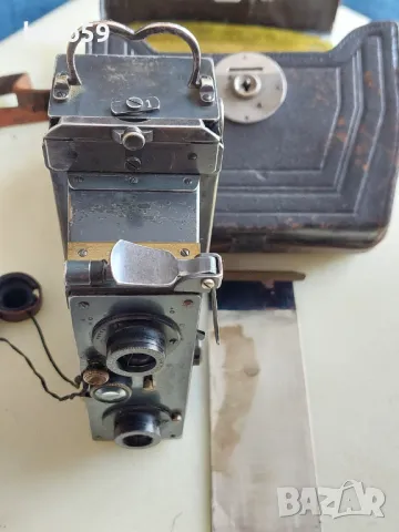 Много рядък фотоапарат-фото камера първата стерео скопична камера 1896-1908г, снимка 13 - Антикварни и старинни предмети - 48928670