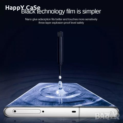 Samsung Galaxy S25 S24 S23 / Ultra / Plus / 3D UV Стъклен протектор за екран с течно лепило, снимка 5 - Фолия, протектори - 39544693