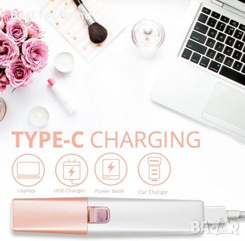 Акумулаторен козметичен тример 2 в 1 от Kaphio Facial Hair Removal, снимка 5 - Тримери - 43512840