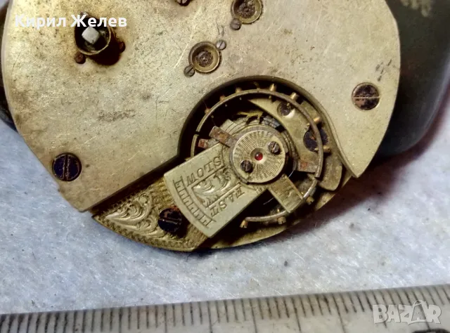 МЕХАНИЗЪМ от СТАР РЯДЪК ВИКТОРИАНСКИ КОЛЕКЦИОНЕРСКИ ДЖОБЕН ЧАСОВНИК ФУНКЦИОНИРАЩ БАЛАНС 45680, снимка 5 - Антикварни и старинни предмети - 48618718
