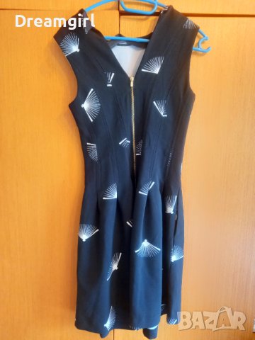 Нова черна рокля на HM, размер34, снимка 2 - Рокли - 40699344