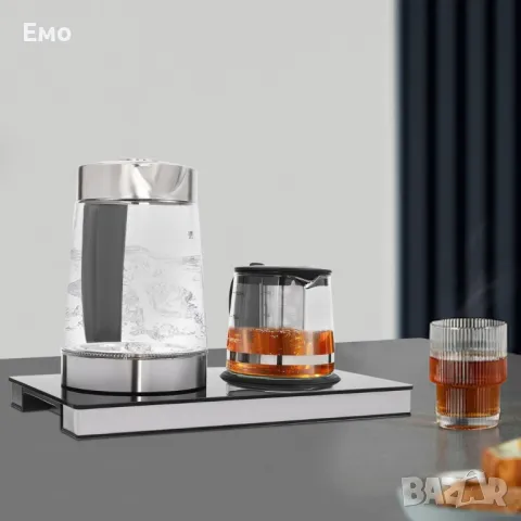 Цифров чайник - 2 в 1 - Lexical - 2200W, 2.5L, безжичен и с прозрачен индикатор, снимка 6 - Друга електроника - 48490233