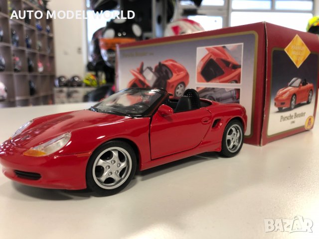 Метална колекционерска количка PORSCHE BOXTER 1996г.1:24 НОВА