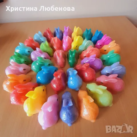 Сапунени зайчета , снимка 5 - Изкуствени цветя - 49498525