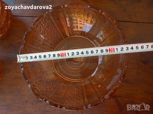 НОВ БЪЛГАРСКИ СТЪКЛЕН  СЕРВИЗ 7 ЧАСТИ КУПА КУПИЧКИ, снимка 3 - Сервизи - 32782032