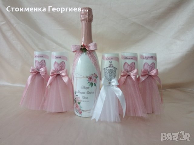 чаши за моминско парти с 3Д рокли , снимка 2 - Други услуги - 24170275