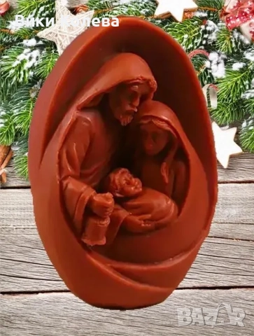 Силиконов молд – Рождество / Свето семейство, снимка 2 - Форми - 52894984
