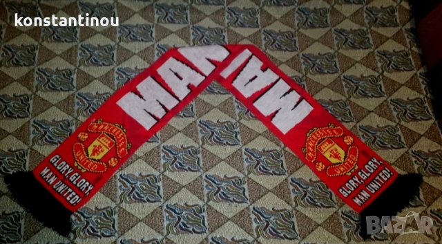 Оригинален чисто нов шал Manchester United / United Kingdom, снимка 1 - Футбол - 34968577