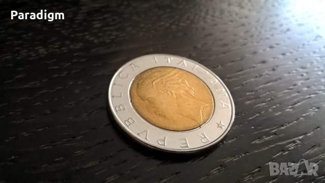 Монета - Италия - 500 лири | 1996г., снимка 2 - Нумизматика и бонистика - 27866058