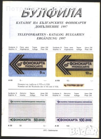 Булфила Каталог на Българските фонокарти 1996, снимка 4 - Енциклопедии, справочници - 33625820