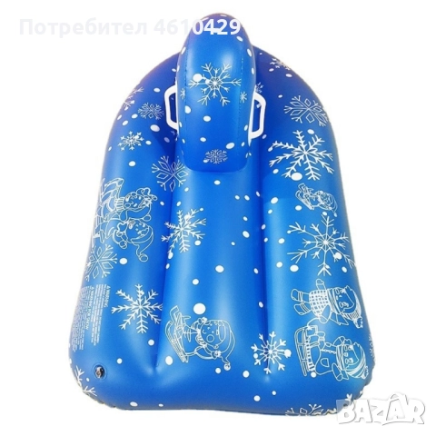 Надуваем джет с дръжки, подходящ за зимата и лятото/Размери: Височина: 50 см, Ширина: 120 см, Дължин, снимка 2 - Детски велосипеди, триколки и коли - 52849854