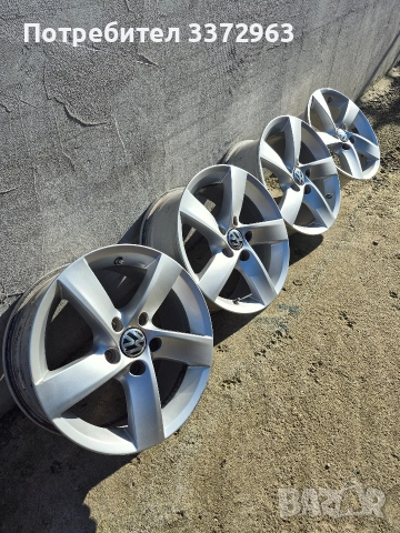 Оригинални Джанти за Фолксваген 5х112, снимка 3 - Гуми и джанти - 52792119