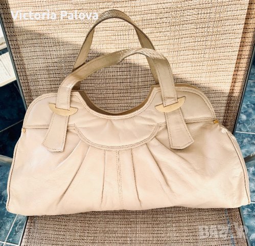 Стилна италианска чанта MADE IN FLORENCE естествена кожа, снимка 6 - Чанти - 39230137