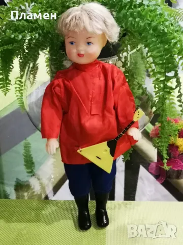 Стара руска кукла "Руский мальчик" (музикант) , снимка 2 - Колекции - 49874837