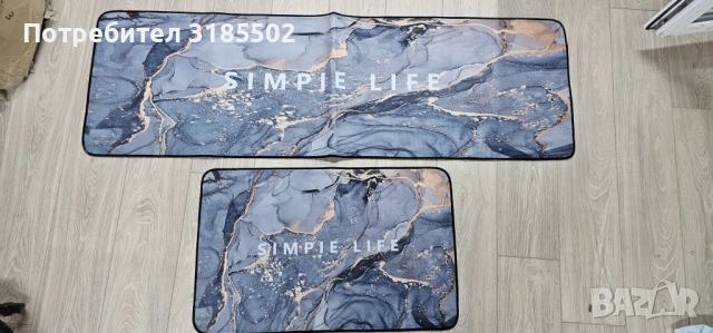 Комплект водоустойчиви противоплъзгащи постелки за кухня, различни цветове, снимка 15 - Пътеки - 51526557