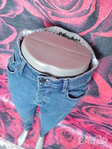 Eleven Преливащ цвят еластични дънки с висока талия ХЛ, снимка 4 - Дънки - 36763776