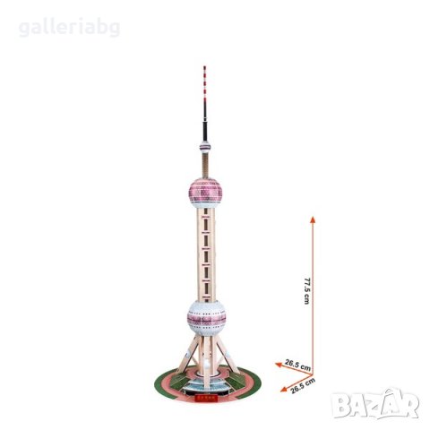 3D пъзел: The Oriental Pearl Radio & Television Tower - „Перлата на изтока“ (3Д пъзели)