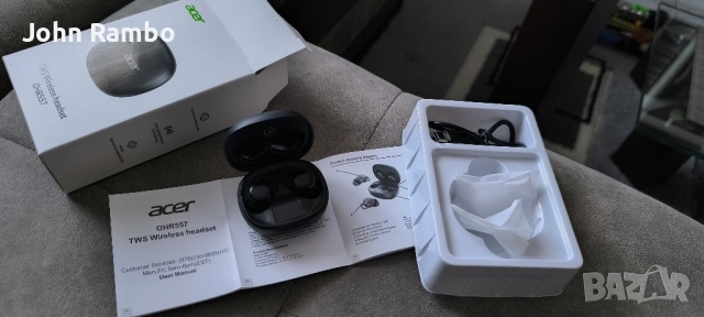 Безжични слушалки Acer, снимка 4 - Bluetooth слушалки - 52402982