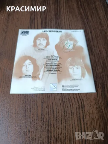 LED ZEPPELIN с автограф от Плант