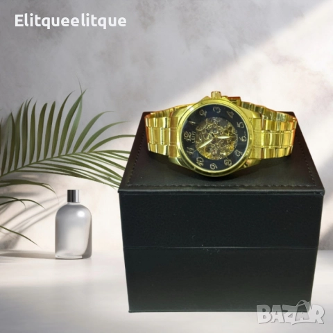 Луксозен мъжки часовник LEIYI – стил и прецизност в едно, снимка 2 - Мъжки - 52278084