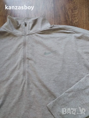 Nike Element Half Zip Reflective Running Top - страхотна дамска блуза Л, снимка 4 - Блузи с дълъг ръкав и пуловери - 50899282