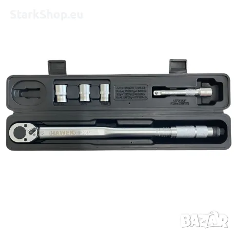 Динамометричен ключ с вложки и удължител 1/2 28 – 210 Nm  17 19 21мм, снимка 6 - Ключове - 50005407