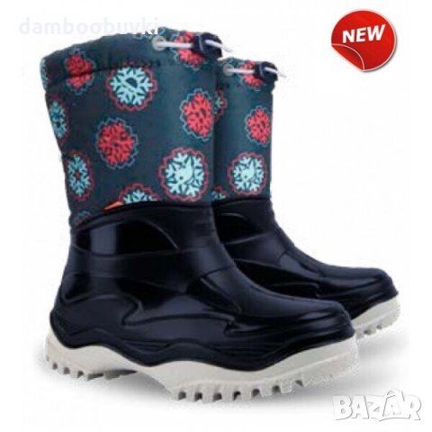 Детски апрески DEMAR FROST синьо снежинки с топла подплата