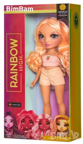 Колекционерска модна кукла Rainbow High -  Georgia Bloom, снимка 4 - Кукли - 43085740