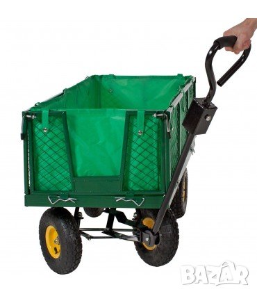 Градинска количка, товароносимост 300 кг, снимка 4 - Градинска техника - 38543538