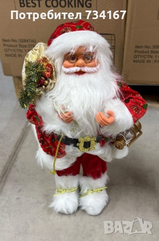 декоративен Дядо Коледа , снимка 4 - Декорация за дома - 52444273
