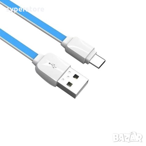 Кабел Type C към USB за LDNIO XS-07C SS0001122 1m Син Samsung Huawei Преходник TypeC to USB M/M
