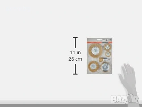 Mannesmann телени четки за бормашина 6 бр., Германия , снимка 6 - Други инструменти - 24714856