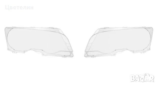 Комплект Стъкла за фар фарове BMW серия 3 E46 купе, кабрио 1998-2002